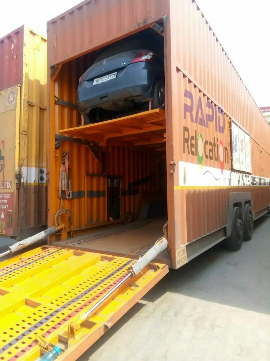 Top Car Transport and Relocation Service in Ahmedabad by Rapid Relocation Packers and Movers