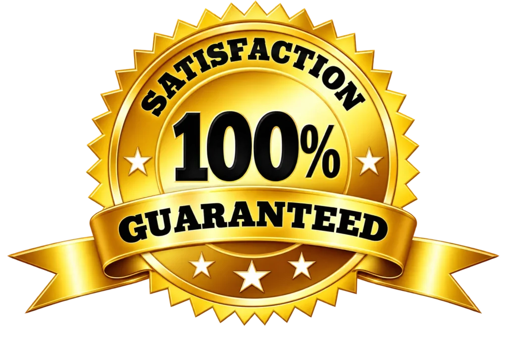 100% Satisfaction Guaranteed badge for All Packers And Movers Ahmedabad Gujarat, trusted packers and movers Ahmedabad, professional relocation service Ahmedabad, household shifting Ahmedabad, office shifting Ahmedabad, safe packing and moving Ahmedabad, reliable moving company Ahmedabad, local packers movers Ahmedabad, home relocation service Ahmedabad, furniture shifting Ahmedabad, commercial shifting Ahmedabad, residential shifting Ahmedabad, packing service Ahmedabad, loading unloading service Ahmedabad, transportation service Ahmedabad, safe household shifting, experienced moving team Ahmedabad, affordable packers movers Ahmedabad, transparent relocation service, trusted moving company Ahmedabad, best relocation service Ahmedabad, Ahmedabad shifting service, professional movers Ahmedabad, secure goods transportation Ahmedabad, hassle-free relocation Ahmedabad, door to door shifting Ahmedabad, local moving service Ahmedabad, Gujarat relocation service, moving company Gujarat, relocation company Ahmedabad.